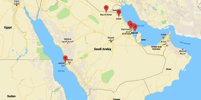Mapa Arabii Saudyjskiej, Al-khobar