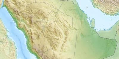 Mapa Arabii Saudyjskiej góry