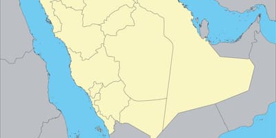 KSA mapa wektor 