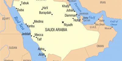 Rijad KSA mapie